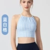 Blue and white