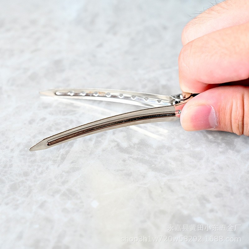 Iron hair clip hair tip clip hair clip metal 9 cm 8 hole hair…