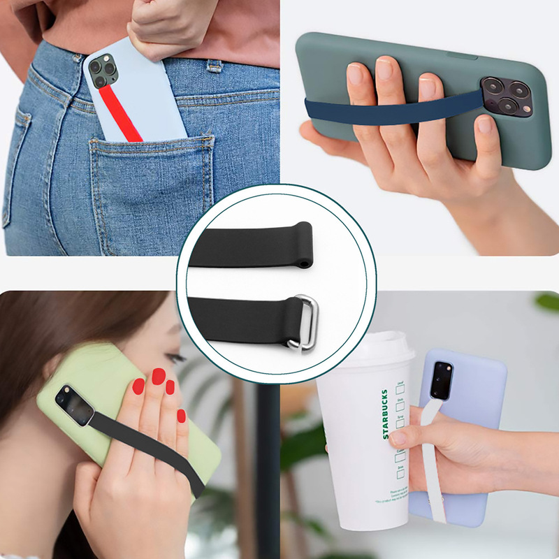 2025 New Creative Modern Casual Silicone Mobile Phone Anti-Fall Elastic Lanyard Mobile Phone Case Diagonal Anti-Lost Wristband 2025 New Creative Modern Casual Silicone Mobile Phone Anti-Fall Elastic Lanyard Mobile Phone Case Diagonal Anti-Lost Wristband