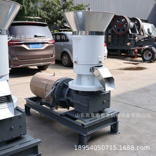 新型饲料颗粒机380v小型家用养殖鸡鸭牛羊猪干湿两用源头工厂