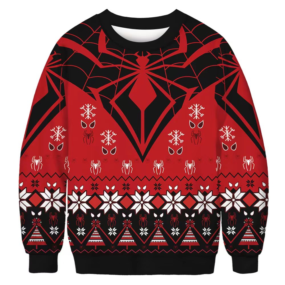 크리스마스 크루 넥 풀오버 땀 6