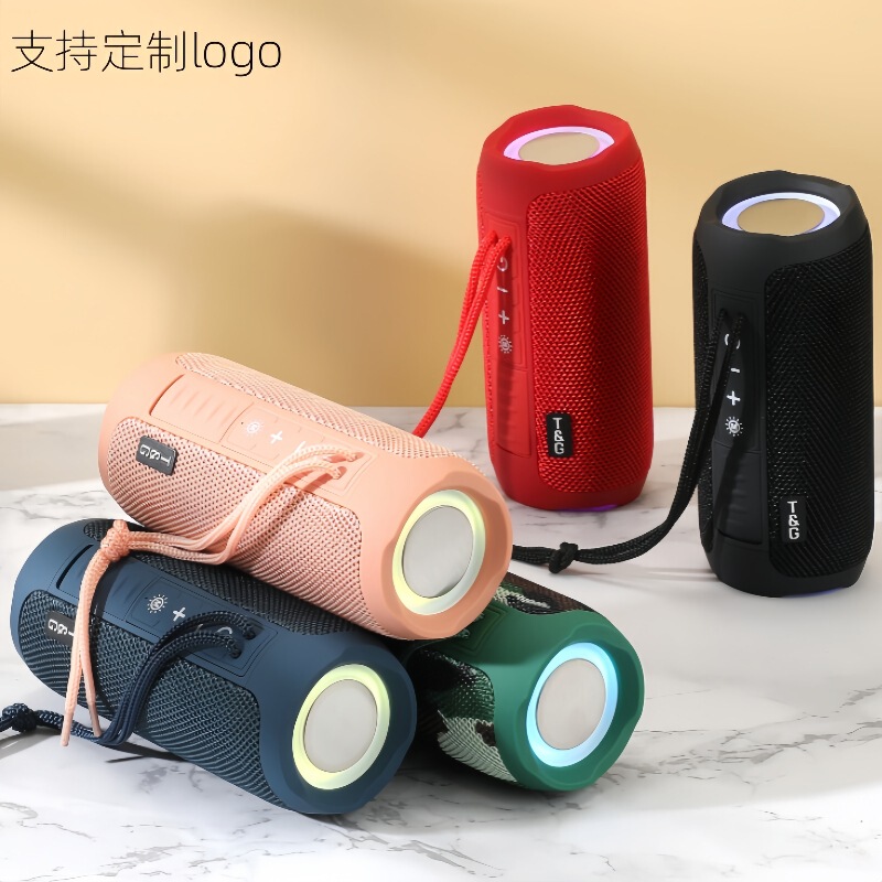 クロスボーダー新 TG227 ワイヤレス Bluetooth スピーカー屋外デスクトップファブリックポータブル USB カードサブウーファーオーディオ|undefined