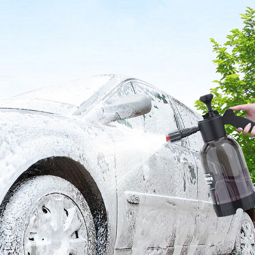 Car wash foam spray bottle household handheld car wash spray type gardening air pressure sprayer foam bottle 2L