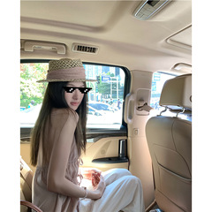 WANANTONG 私服DVN 流光美学 100全醋酸挂脖女夏季吊带上衣
