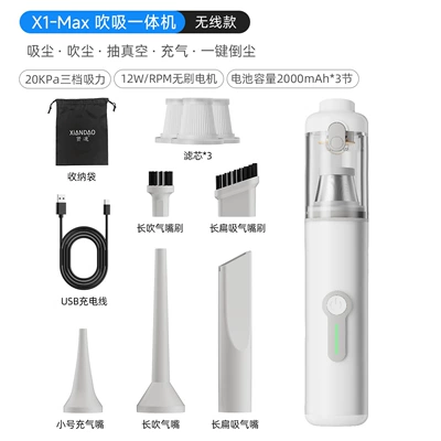 Tozsoranlar Strong Suction, Handheld Wireless Vacuum Cleaner - x1maxhepa-filter-element3storage-bag