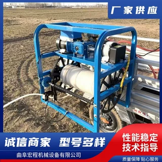 电三轮带动的电动全自动打药机果园推车式高压喷雾器自动收管遥控