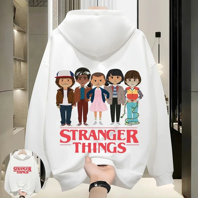 Stranger Things 2026 Fire Club Monster Fashion Sweatshirt - Matching Family and Couple Fashion Print Sportswear Stranger Things 2026 Fire Club Monster Fashion Sweatshirt - Matching Family and Couple Fashion Print Sportswear