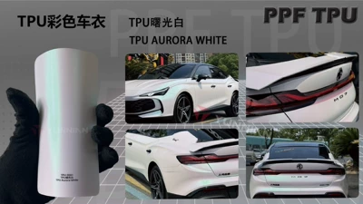 Tpu Color Changing Film Customized Automotive Film - customizable-color-change-tpu-dawn-white