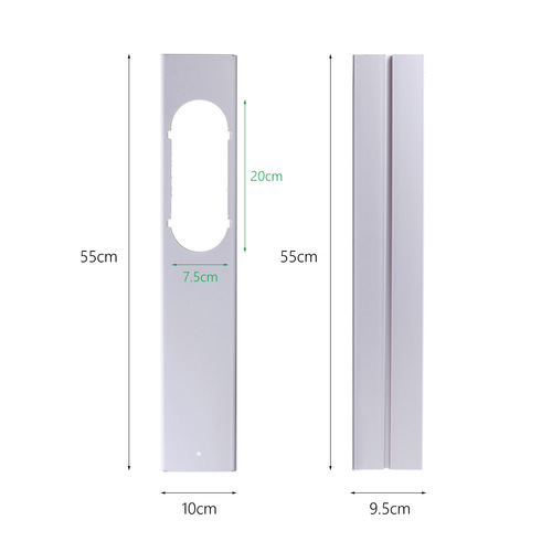 Adjustable mobile air conditioner damper PVC window seal plate window frame embedded plate air conditioner ventilation accessories