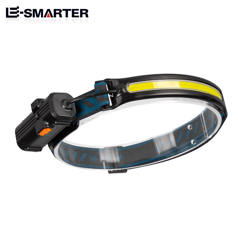 Transfronterizo nuevo LED mini multifunción cabeza de inducción de onda COB luz al aire libre aventura pesca linterna de luz fuerte