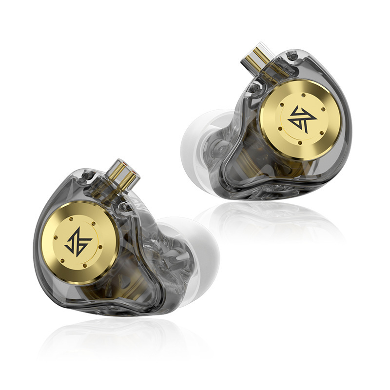 Auriculares HiFi móviles KZ-EDX PRO con control de cable de trigo, auriculares de música deportiva para juegos de computadora para teléfonos móviles