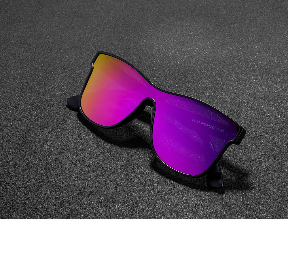 One-piece Lens Sunglasses HD Polarized Outdoor Athletic Glasses