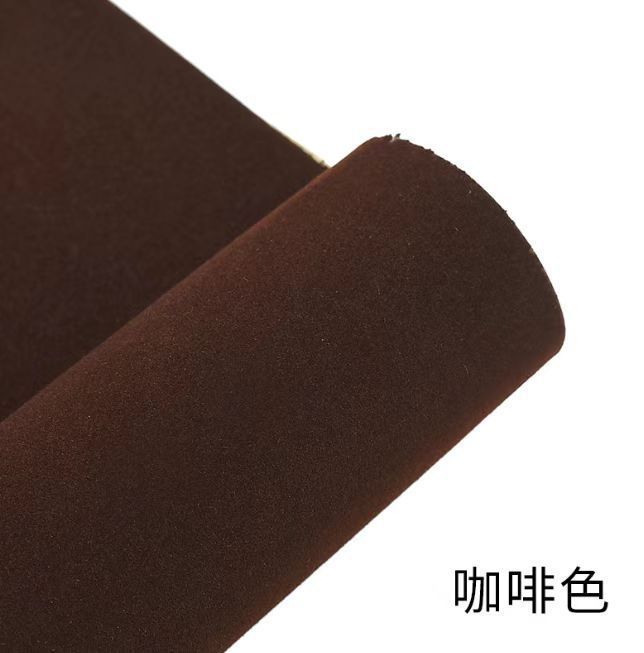 现货加厚背胶自粘绒布加密不干胶植绒布料带背胶礼盒柜台垫底绒布|undefined
