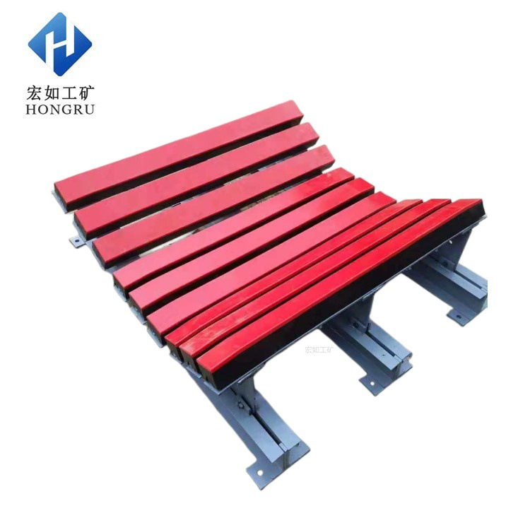 阻燃矿用缓冲床 皮带机缓冲滑床 HCC-80槽型滑床