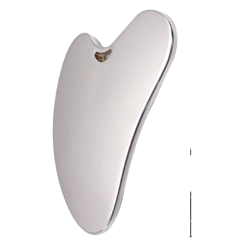 Цинковый сплав металлический палец для соскоба пластина гальваника подцвет массажер для лица Массаж лица из нержавеющей стали соскоб пластина