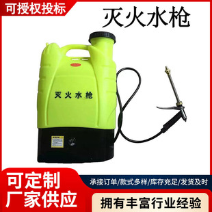 Zhuoheng Mountain Patrol Forest Guard Fine Water Mist Direct Gun Forest Firefighting Electric Fire Extinguishing Water Gun Portable High-Pressure Fire Extinguishing Gun