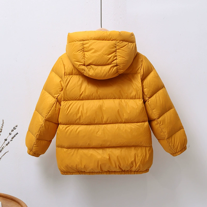 Children's down jacket, demi-season velvet flower boy costume, for teenagers, duck down, family style