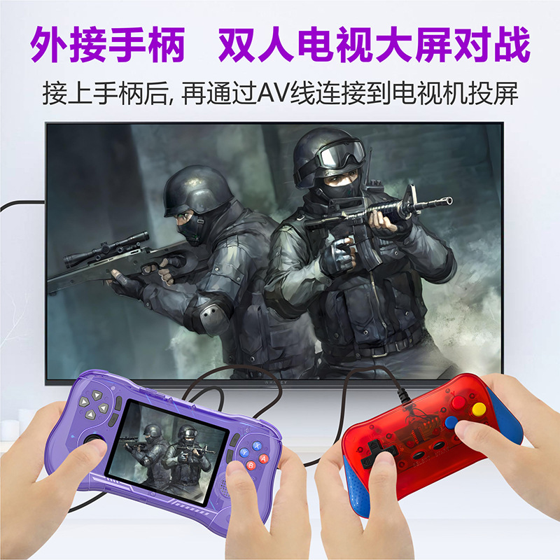3.5寸屏2025新款5色跨境 K36掌上游戏机 便携复古掌机怀旧游戏|undefined