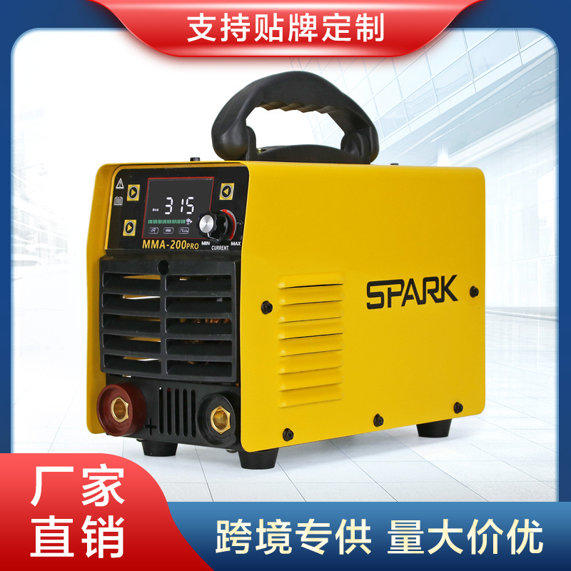 跨境搜SPARK逆变高负载200A电焊机套装便携式220V出口MMA-200pro