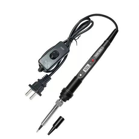 Black 908S with switch soldering iron/medium gauge