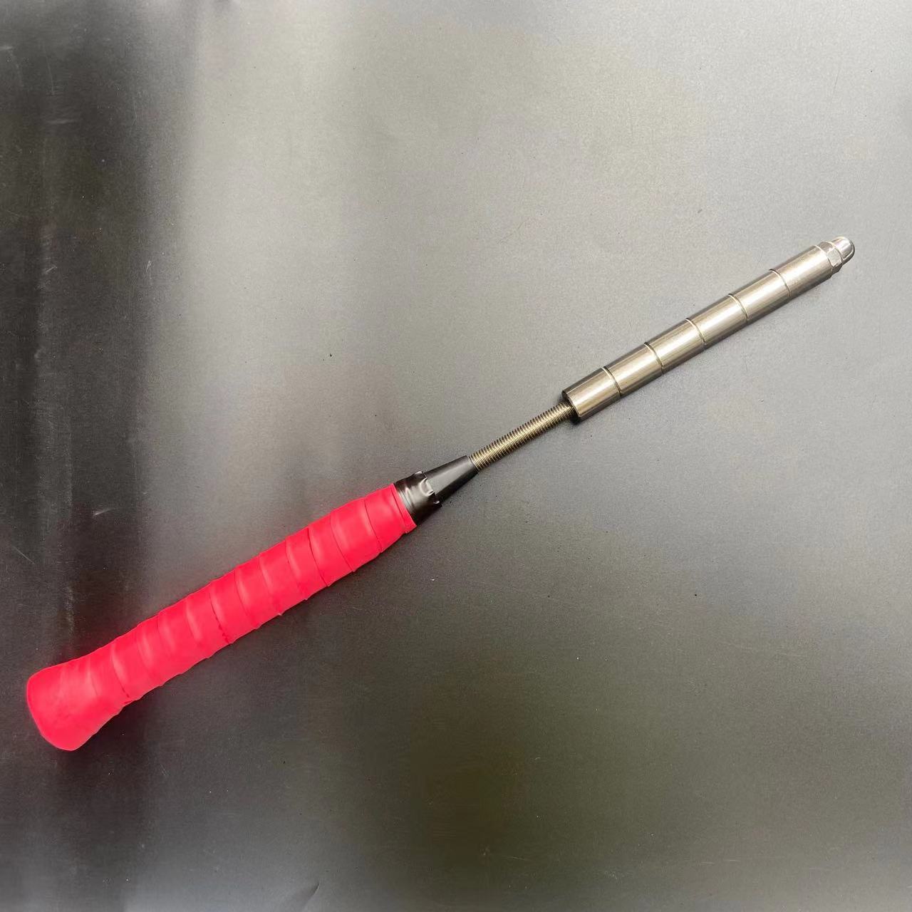 Mysports bádminton raqueta dedo palo bádminton entrenamiento pelo máquina ejercicio dedo agarre palo