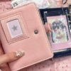 Fuchsia denim card book, tear-off sheet