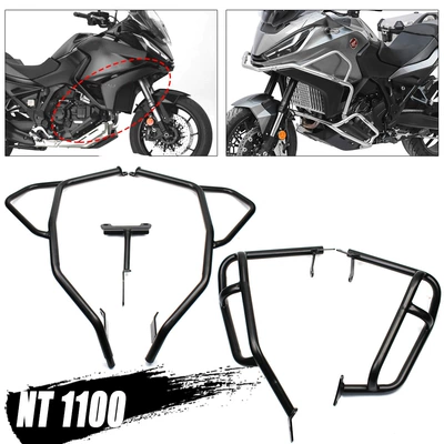 Honda NT1100 22-23 mühərrik bamperi, gövdənin düşməsinə qarşı çərçivə