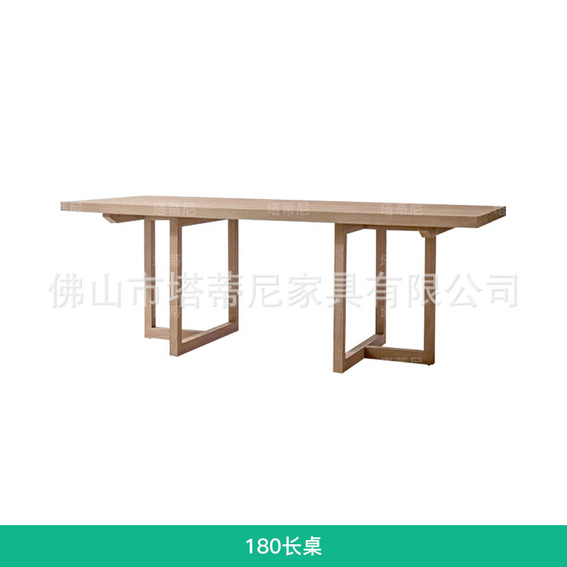 Mesas y sillas de teca para exteriores para patios de villas, mesas largas de madera impermeables para todo tipo de clima, mesas de madera maciza anticorrosivas para jardín exterior.