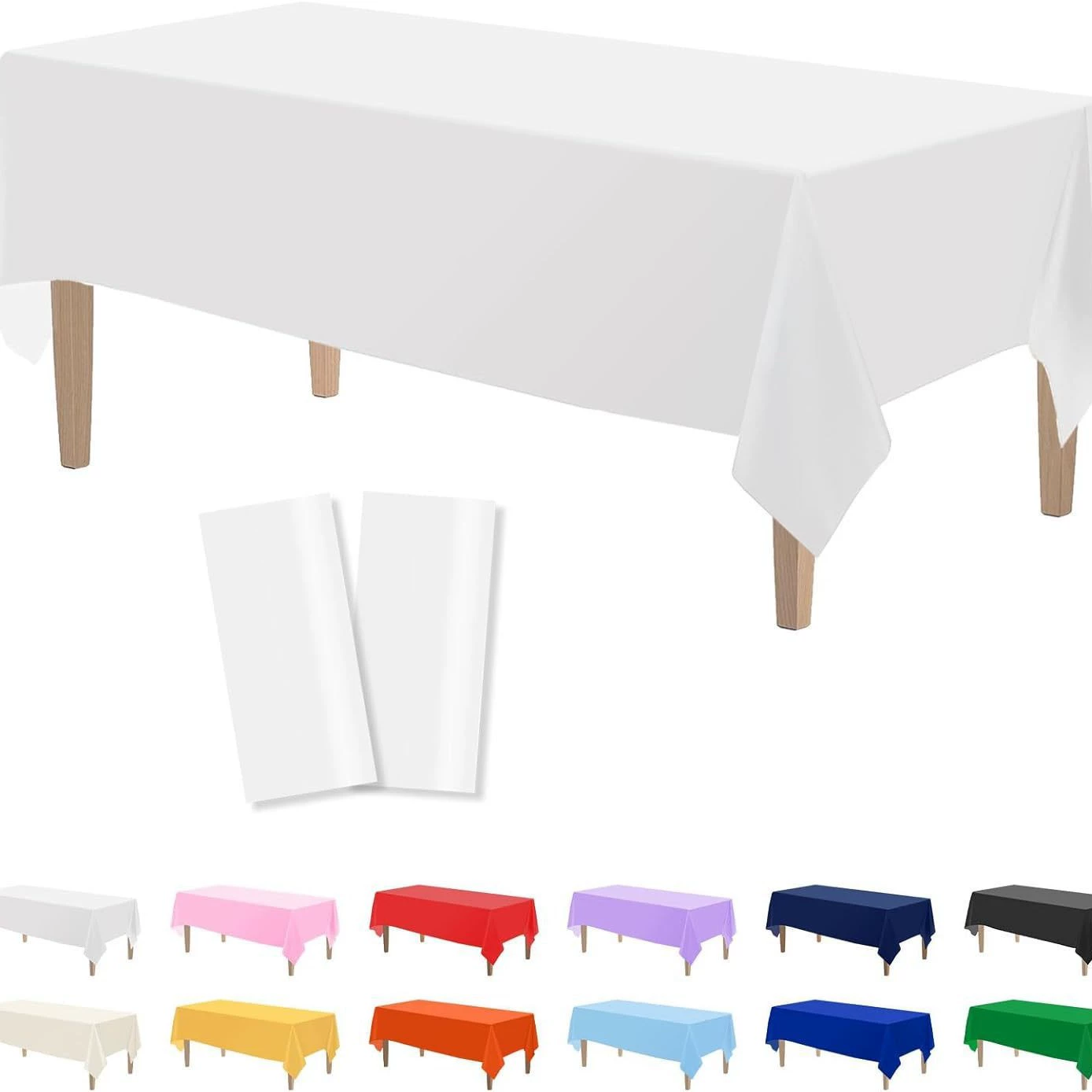 Пятно pe белая скатерть экологически чистый пластиковый материал одноразовая скатерть праздничная вечеринка украшения фабрики оптом