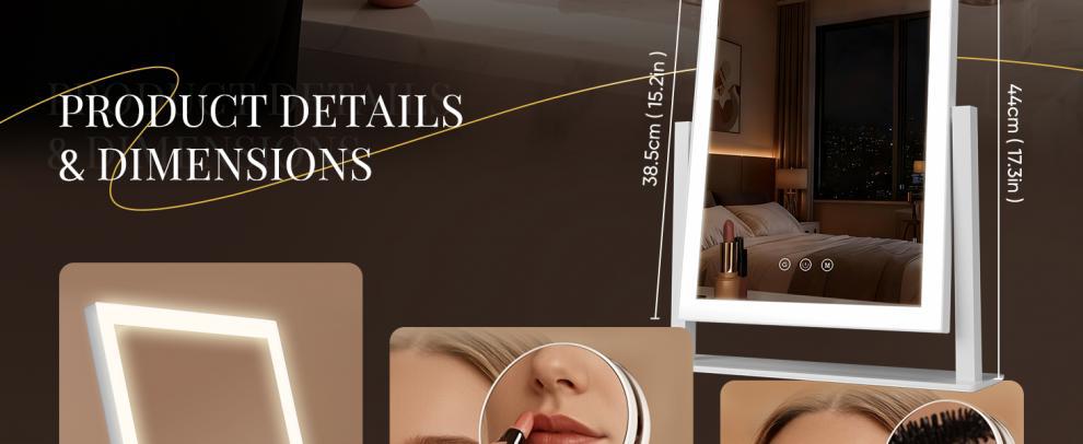 vanity mirror with light