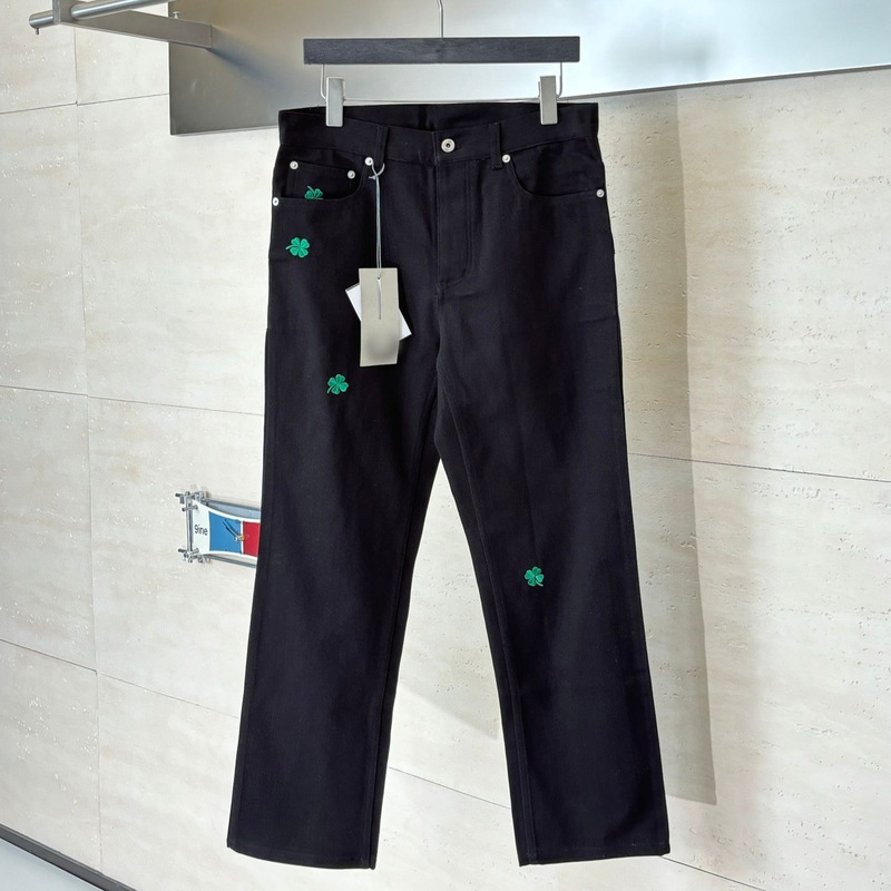 High-Quality In-Stock Do Brand Jeans Ss26 Spring New Model Four-Leaf Clover Embroidered Cotton Jeans Unisex Trendy Brand High-Quality In-Stock Do Brand Jeans Ss26 Spring New Model Four-Leaf Clover Embroidered Cotton Jeans Unisex Trendy Brand