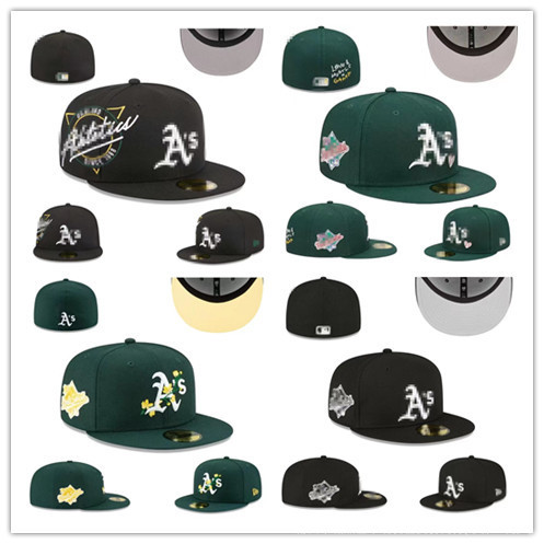 Athletics Baseball Cap with Letter Embroidery, Hip-Hop Style, Fashionable Hat, Fitted Cap