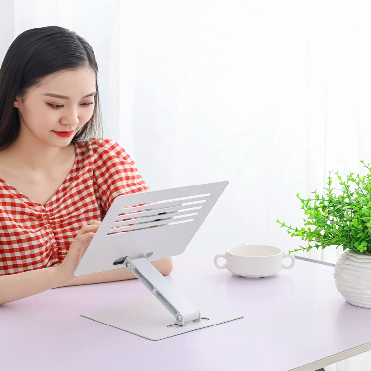 Офисная подставка для ноутбука с регулируемой высотой, складная, портативная, из алюминиевого сплава, с регулируемой высотой.