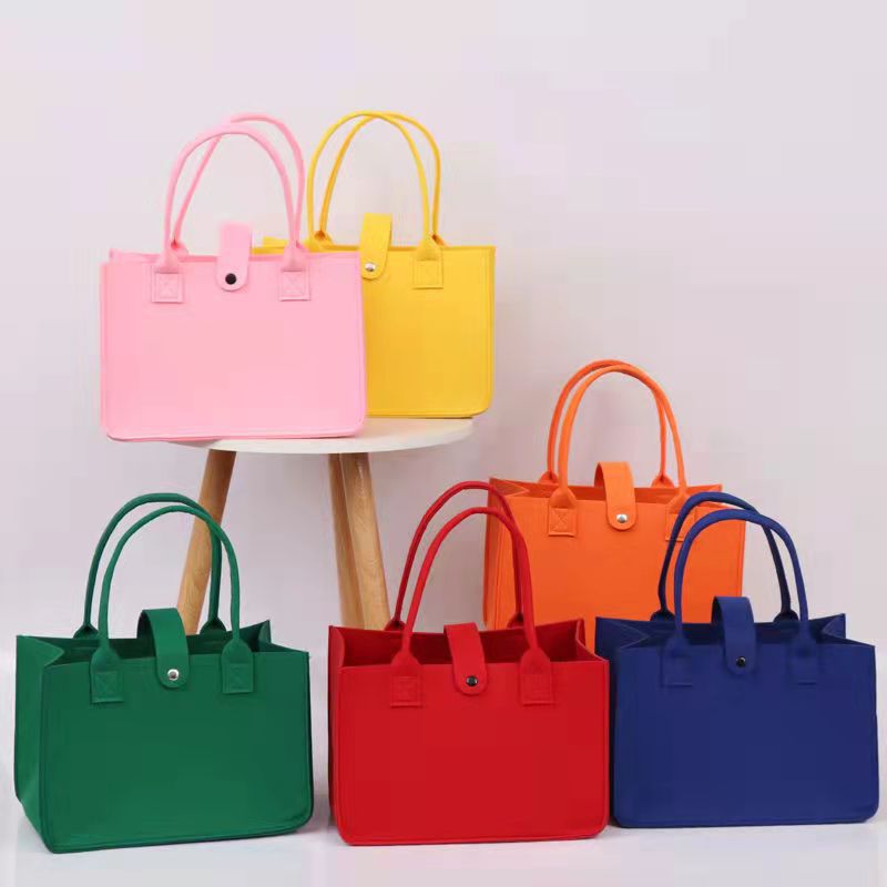 Bolso de regalo de cumpleaños de vino de luna llena bolsa de regalo de dibujos animados de fieltro bolso de regalo de dibujos animados