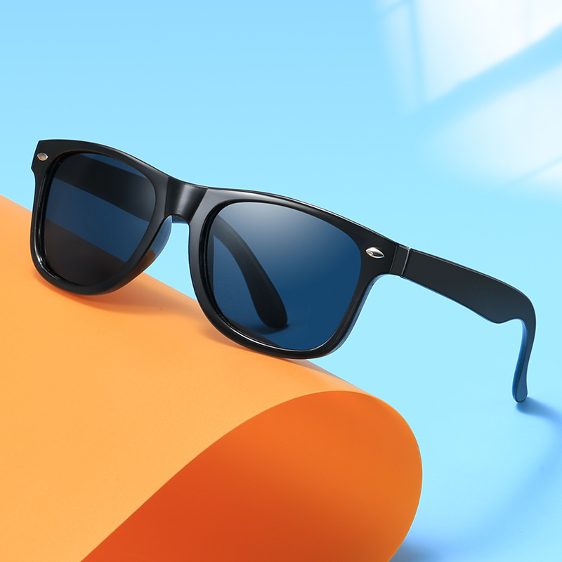 Nuevos niños arroz clavos gafas de sol gafas de sol para hombres y mujeres gafas de sol anti-UV coreanas gafas de verano para bebés