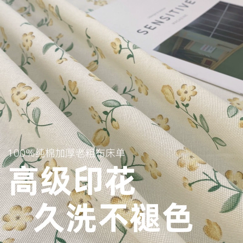 Cotton sheet, non-slip duvet, set, 100% cotton, increased thickness, 3 piece set, wholesale
