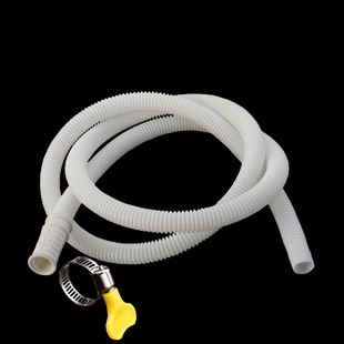 Wholesale air conditioning drain pipe semi-automatic washing machine water inlet pipe household extension extension PE plastic corrugated hose