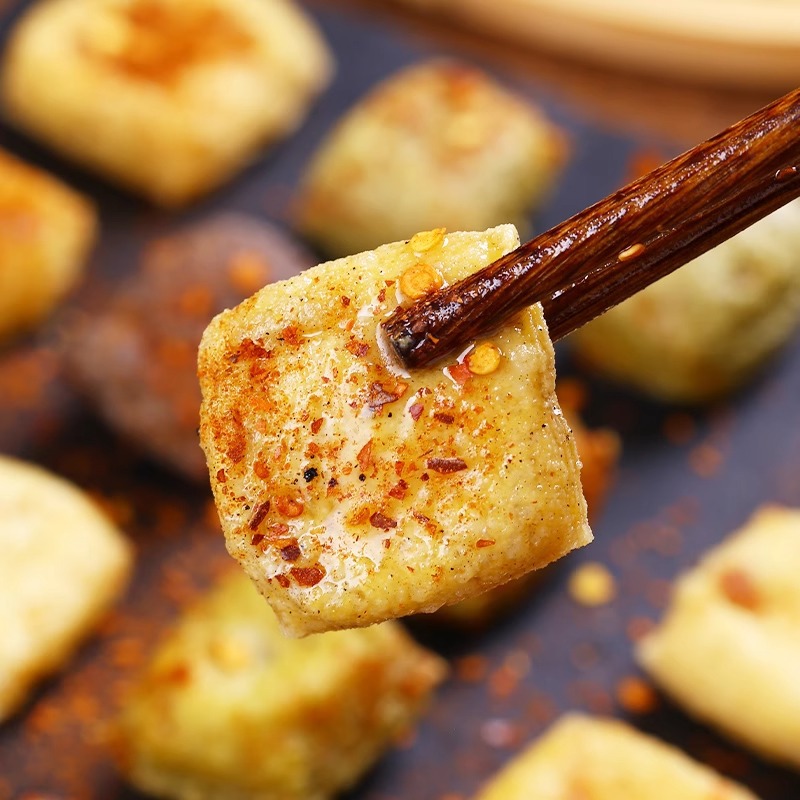 Yunnan Specialty Stoneping Coagulated Tofu with Aged Tofu, Dairy-Nutty BBQ Snack Food Stall Ingredients, Commercial Wholesale