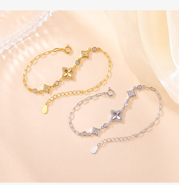 Dây chuyền bạc 925 nữ tối giản — Loại bạc chi tiết 2
