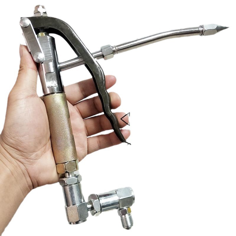 Shanghai Keqiang GZ - 8 máquina de mantequilla pistola universal manual pedal neumático pistola de mantequilla de alta presión cabeza de máquina de mantequilla eléctrica