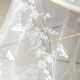 Three-dimensional butterfly flower embroidered mesh fabric clothing lace fabric wedding dress skirt embroidered veil curtain