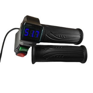 Blue Screen Large Knife Switch + Horn Electric Vehicle Handlebar Electric Vehicle Accessories Speed Control Throttle Handlebar