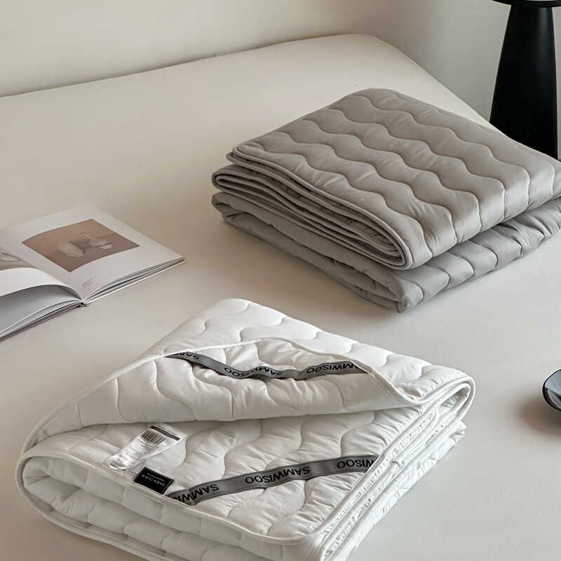 Wave Pattern Quilted Quilted Single Product Thin Mattress Double-Sided Cotton Student Dormitory Mattress Simmons Mattress Protector
