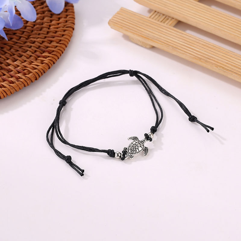 5g Weight Anklet Classification 1 Piece, 1 Set Quantity Holiday, Daily Occasion Alloy Material Turtle Pattern Unisex Gender Ethnic Style Style Wholesale Jewelry Ethnic Style Turtle Alloy Anklet 13