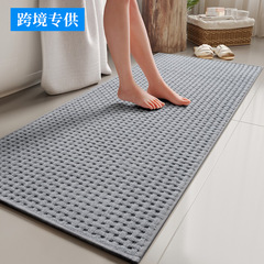 跨境浴室浴缸墊吸水地墊衛生間防滑腳墊衛浴廁所門口吸水速干地毯