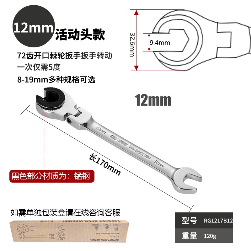 Cabeza de actividad 12mm