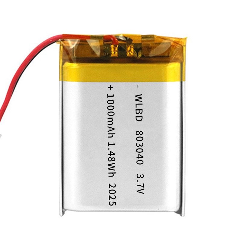 803040-1000mAh ポリマーリチウム電池 3.7V ポータブルプロジェクター生活用小型家電リモコン車|undefined
