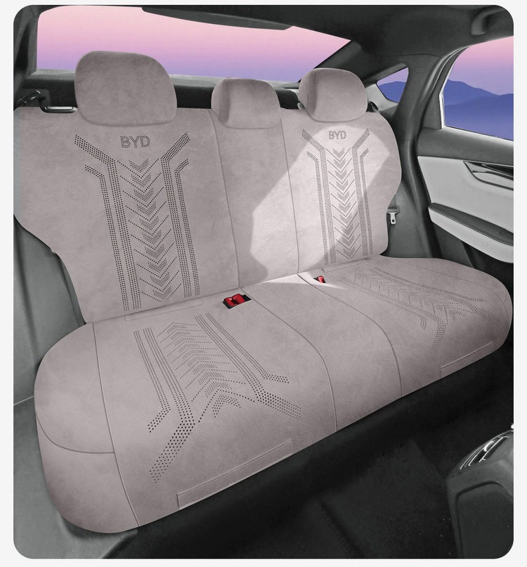 BYD Qin PLUS special seat covers, fully enclosed, made of Ramus material, breathable and perforated for ventilation