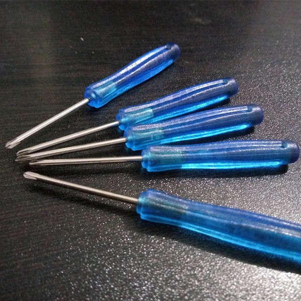 玩具赠品水晶2mm小透明十字螺丝刀玩具维修起子拆机工具