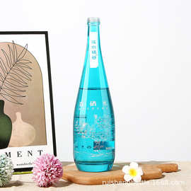 厂家750ml矿泉水瓶 加厚玻璃果酒瓶空瓶子高颜值 葫芦奶茶瓶